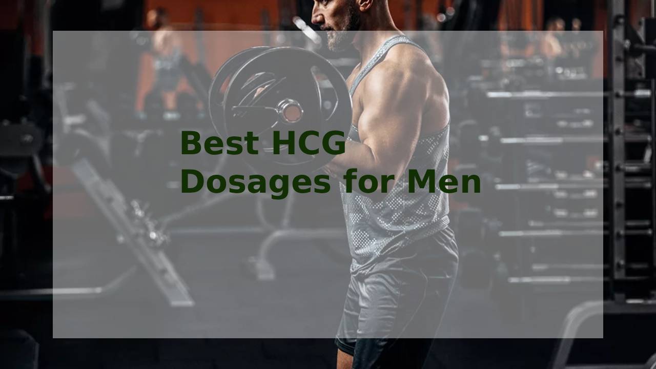 Best HCG Dosages for Men
