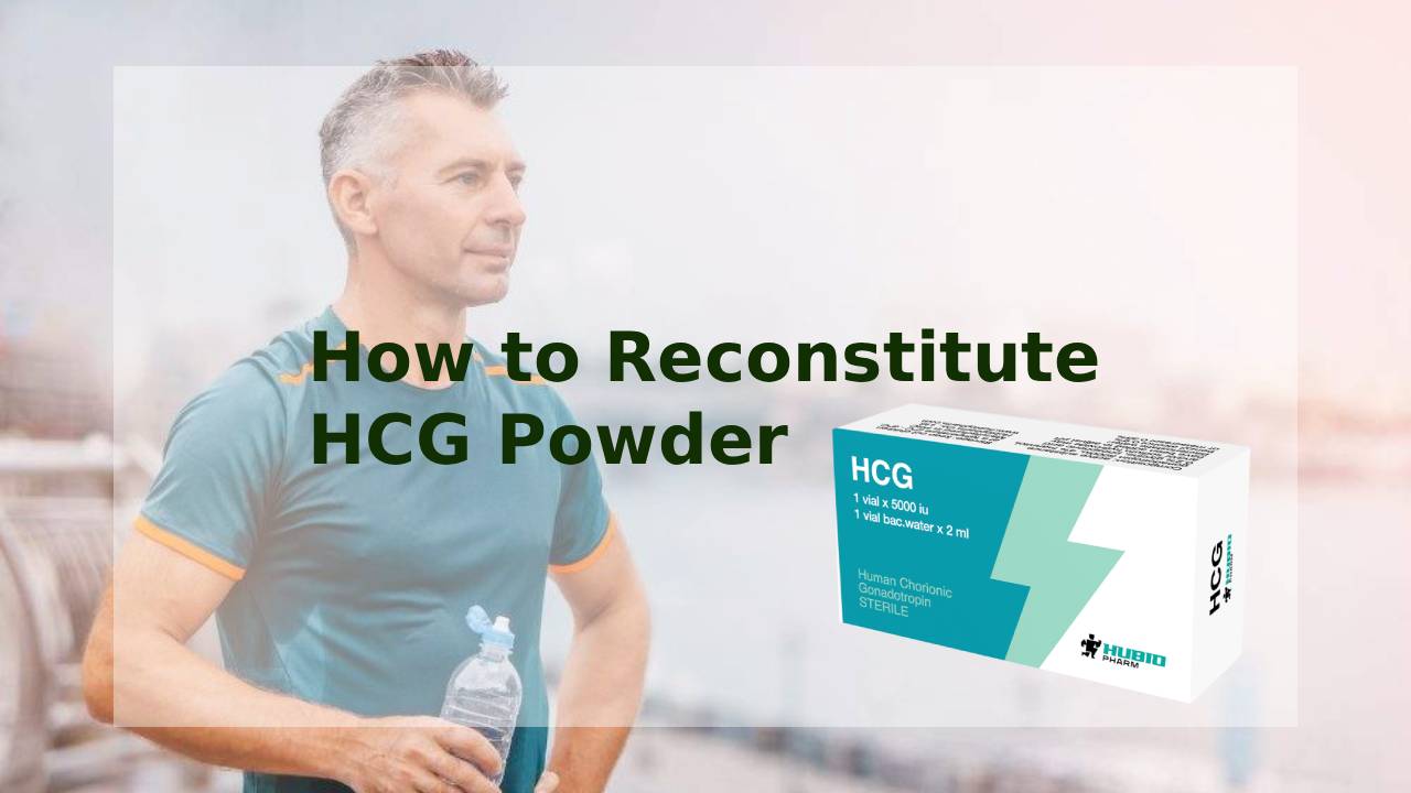 How to Reconstitute HCG Powder